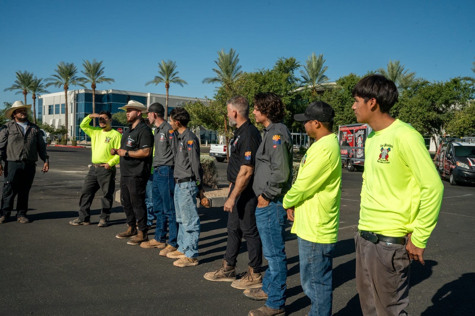 The Los Plumbers crew